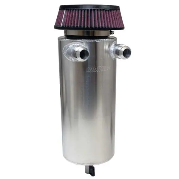 Moroso 6in Diameter Dual -16AN Inlet Aluminum Breather Tank Catch Can