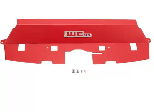 Wehrli 13-18 Cummins Fabricated Aluminum Radiator Cover - Bengal Red