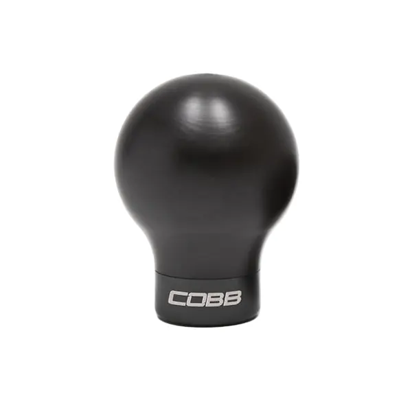 Cobb Subaru 6-Speed COBB Shift Knob - Black w/Stealth Black Collar (Non-Weighted)