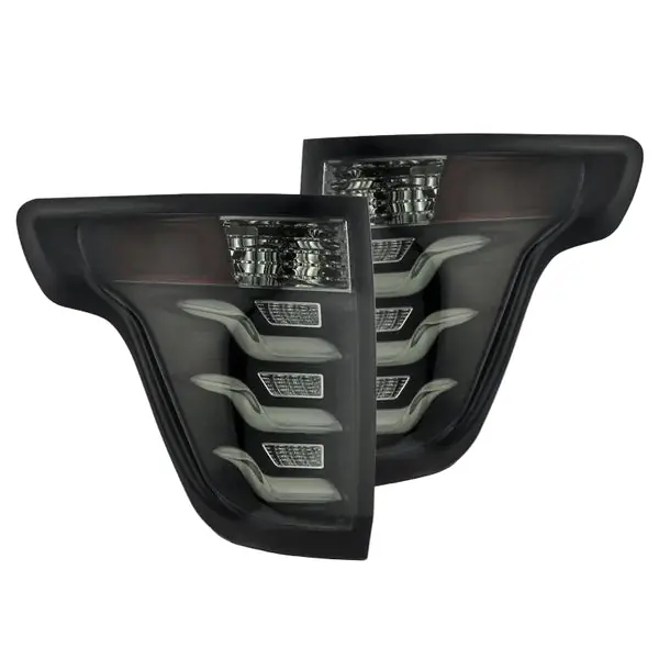 AlphaRex 11-15 Ford Explorer PRO-Series LED Tail Lights Jet Black
