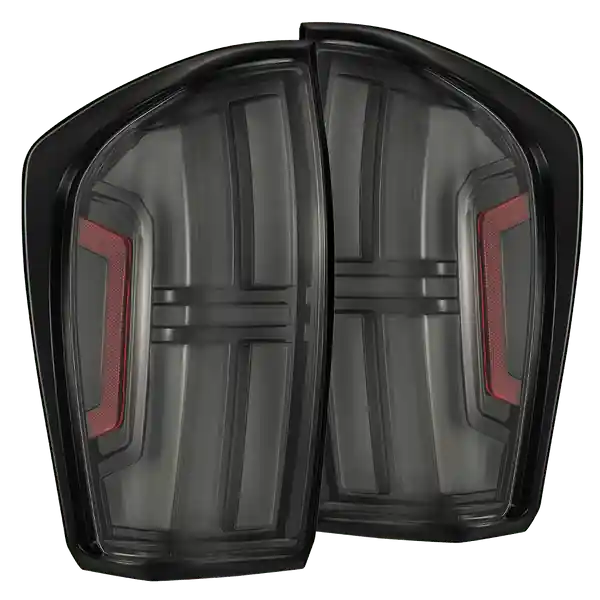 AlphaRex 16-23 Toyota Tacoma/Tundra NOVA-Series Prismatic LED Tail Lights Black