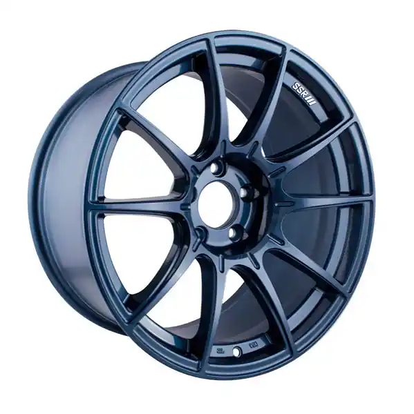 SSR GTX01 19x9.5 5x120 38mm Offset Blue Gunmetal Wheel