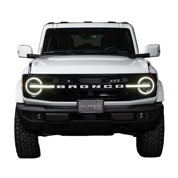 Putco 22-24 Ford Bronco Luminix DRL LED Light Hood Limb Riser (Factory Hood Side Hinge Replacments)