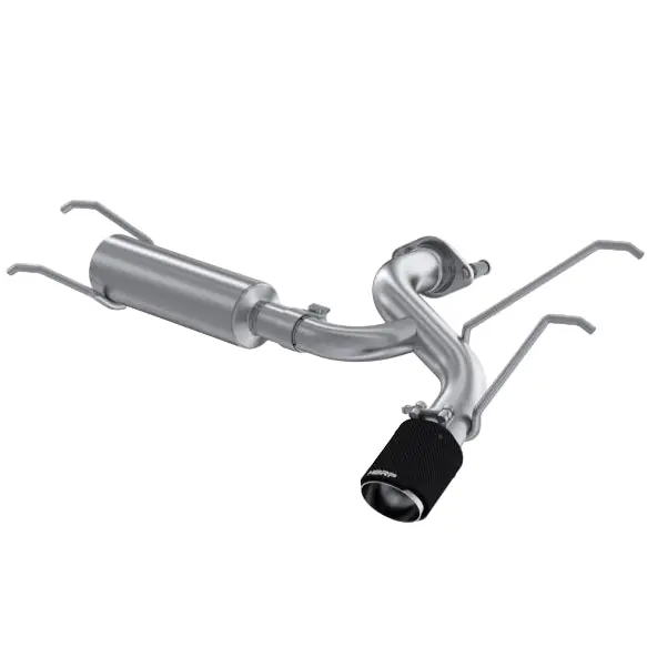 MBRP 16+ Mazda MX-5 Miata Single Rear Exit 2.5in Axle Back w/ Carbon Fiber Tips - T304