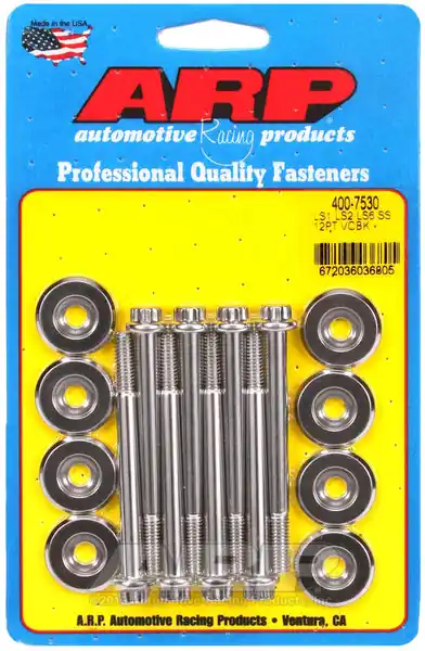 ARP Valve Cover Bolt Kit for Cast Aluminum Covers Chevy, Gen III/IV LS Series small block (.165 thick wa