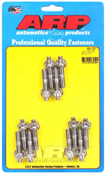 ARP Header Stud Kit for Chevrolet 3/8˝ wide header flange - stud kit Stainless 12-Pt Head