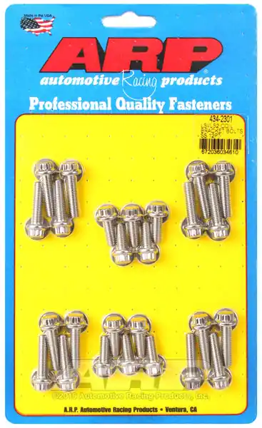 ARP Coil Bracket Bolt Kit for Chevrolet LS Series small block Stainless - 12-Pt Head