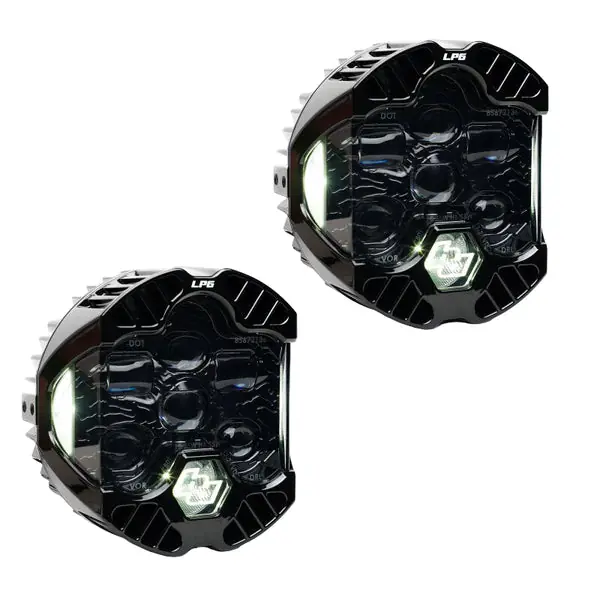 Baja Designs DOT LP6 LED Auxiliary Light Pod (Clear DRL) - Pair