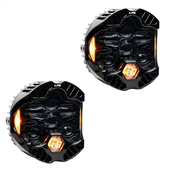 Baja Designs DOT LP6 LED Auxiliary Light Pod (Amber DRL) - Pair