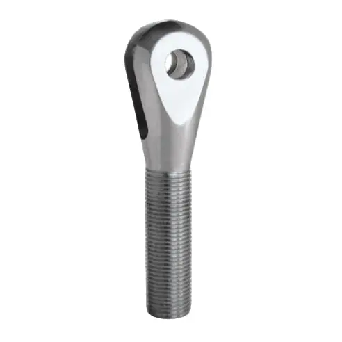 QA1 Clevis - Right Hand - 5/16-3/8in - 3/16in Slot - Carbon Steel