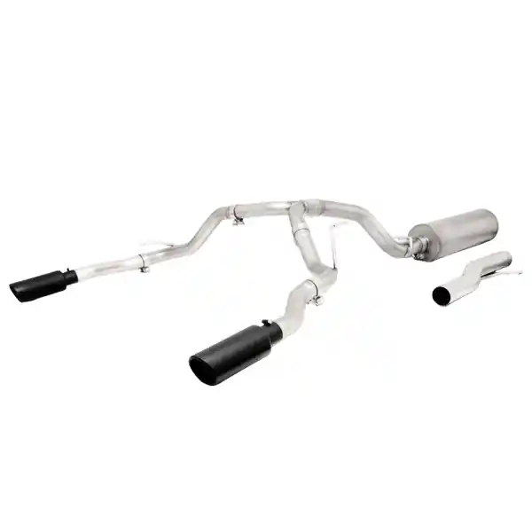 Gibson 23-25 Chevrolet Colorado/GMC Canyon 2.7L Crew Cab Short Bed Blk Elite Cat-Back Dual Exhaust