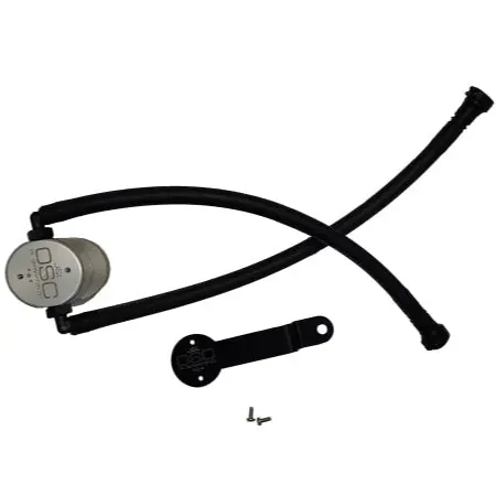 J&L 14-18 Chevy Silverado 1500 / 14-18 GMC Sierra 1500 4.3L V6 Oil Separator - Clear Anodized