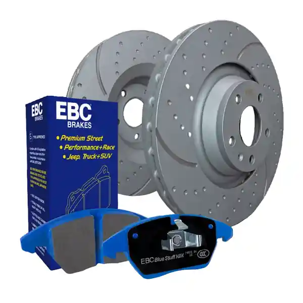 EBC S6 Front Brake Pad and Rotor Kit 2006-2007 BMW 325i 325xi 328i 328xi