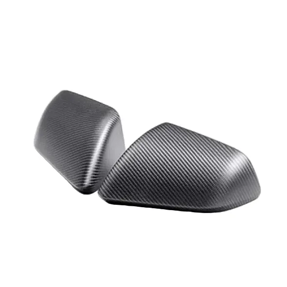Ford Racing 24-25 Mustang (w/o Turn Signals) Carbon Fiber Mirror Skull Caps - Matte