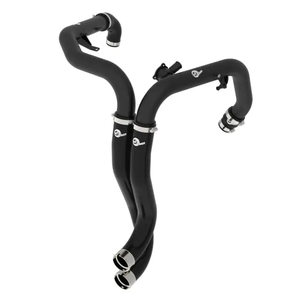 aFe 22-24 Ford Bronco Raptor BladeRunner 2-1/4in Aluminum Hot Charge Pipe Black