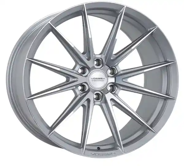 Vossen HFX-2 22x10 / 6x135 / ET-18 / Super Deep Face / 87.1 - Silver Polished Wheel