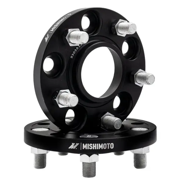 Mishimoto Mishimoto Wheel Spacers 5x114.3 64.1 CB M14x1.5 15mm BK