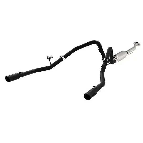 MBRP 11-14 Ford F-150 V6 Ecoboost Black Coated 2.5in Cat-Back Dual Rear Exit Exhaust System