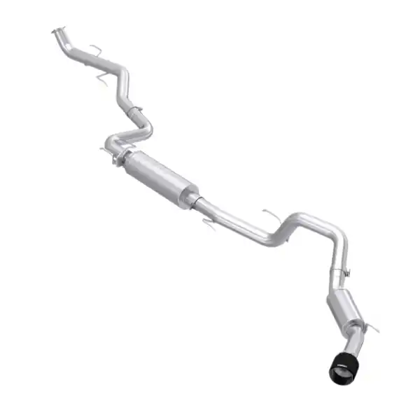 MBRP 2024 Toyota Tacoma T304 Stainless Steel 3in Cat-Back Single Side Exit with Carbon Fiber Tip