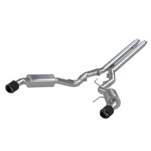 MBRP 15-17 Ford Mustang GT 5L(Coupe) 3in Catback Dual Split Rear w/ 4.5in Carbon Fiber Tips (Street)