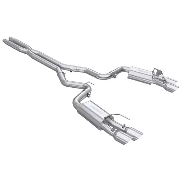 MBRP 2024+ Ford Mustang GT Armor Pro 3in Steet Profile Catback Exhaust - Stainless Steel Tips