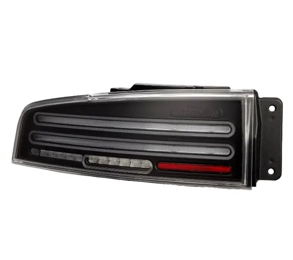 AlphaRex 23-25 Nissan Z Nova-Series Twin-Loop Style Prismatic LED Tail Lights - Black