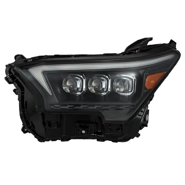 AlphaRex 2023+ Toyota Tacoma NOVA-Series LED Proj Headlights Black w/Actv Light & Seq. Sig + DRL