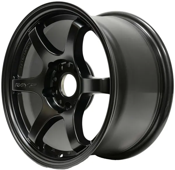 Gram Lights 57DR 15x8.0 +35 4x100 Semi Gloss Black Wheel