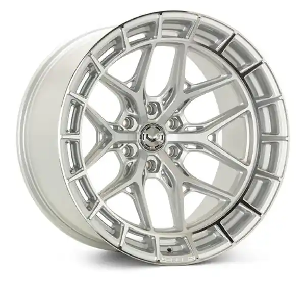 Vossen HFX-6 22x9.5 - 6x139.7 - ET20 - Deep - 106.1 - Silver Polished Wheel