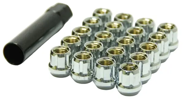 Wheel Mate Muteki Open End Lug Nuts - Chrome 12x1.25