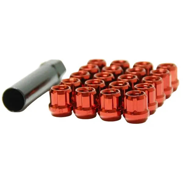 Wheel Mate Muteki Open End Lug Nuts - Red 12x1.50