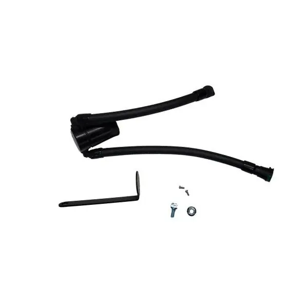 J&L 23-25 Ford F-150 Raptor R Oil Separator 3.0 Passenger Side - Black Anodized