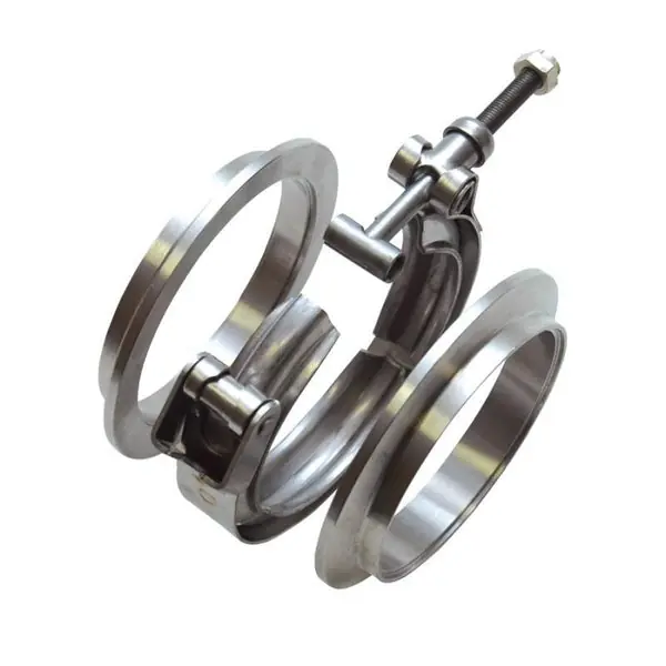 Vibrant Stainless Steel V-Band Flange for 2in O.D. Tubing - Female