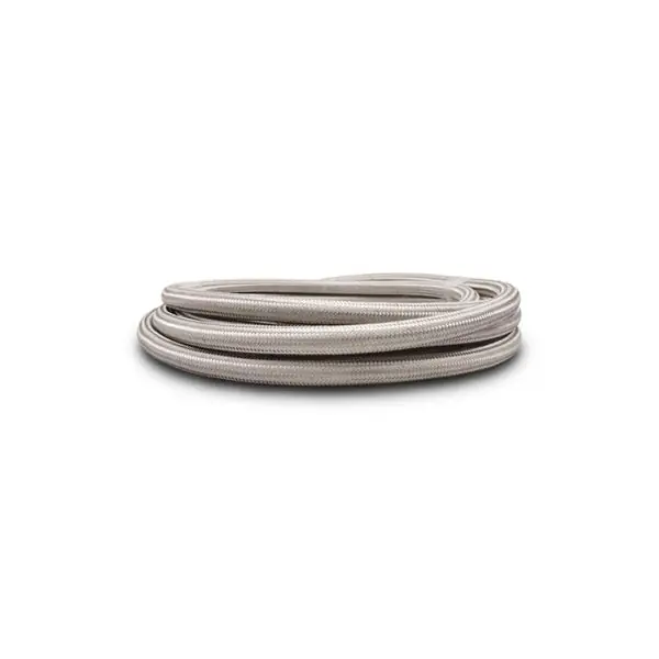Vibrant -10 AN Stainless Steel Braided Flex Hose (150 Foot Roll)