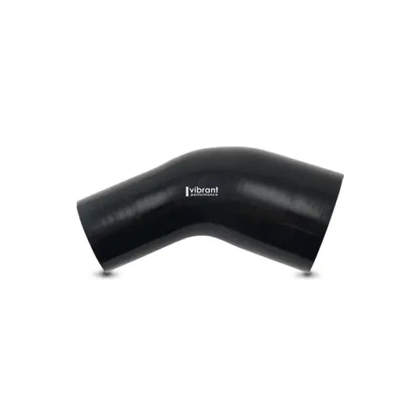 Vibrant 45 Degree Silicone Transition Elbow Hose ID 2.25in x 2.00in