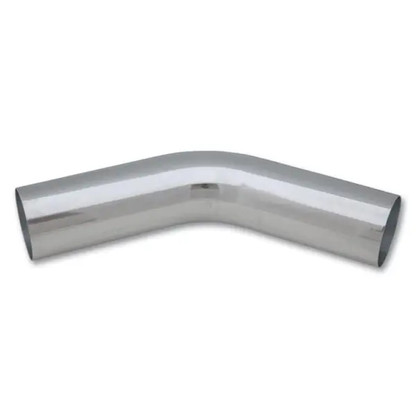 Vibrant .75in O.D. Universal Aluminum Tubing (45 Degree Bend) - Polished