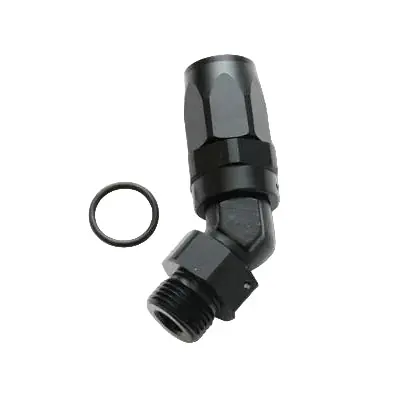 Vibrant Male -10AN 45 Degree Hose End Fitting - 3/4-16 Thread (8)