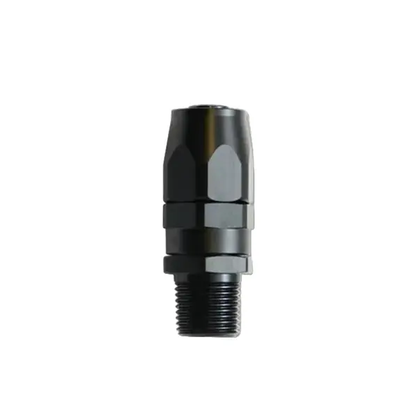 Vibrant -12AN Male NPT Straight Hose End Fitting - 3/4 NPT