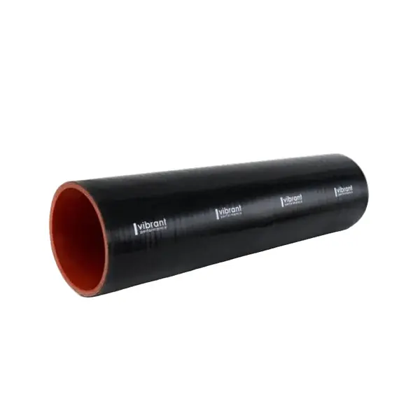 Vibrant Silicone Straight Hose Coupler 1.875in ID x 12.00in Long - Gloss Black
