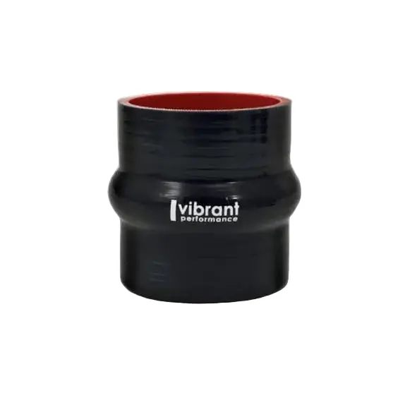 Vibrant 4 Ply Hump Hose 1in ID x 3in L - Black