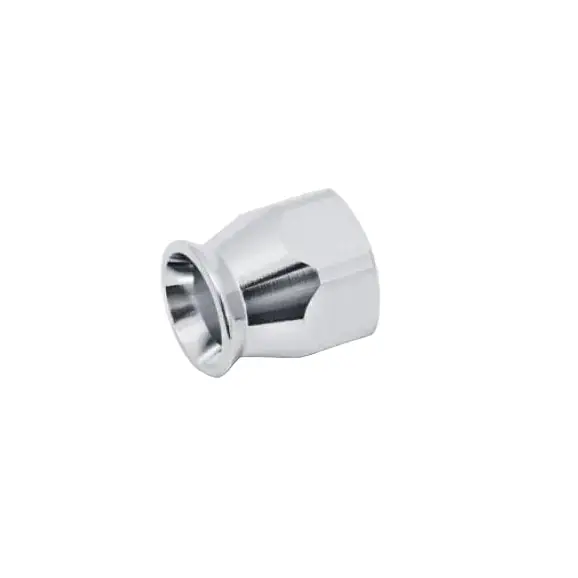 Vibrant -4AN Hose End Socket for PTFE Hose Ends - Chrome