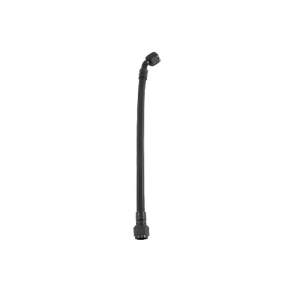 Vibrant 24in PTFE Hose Assy w/6AN Female Fittings Straight/45 Deg