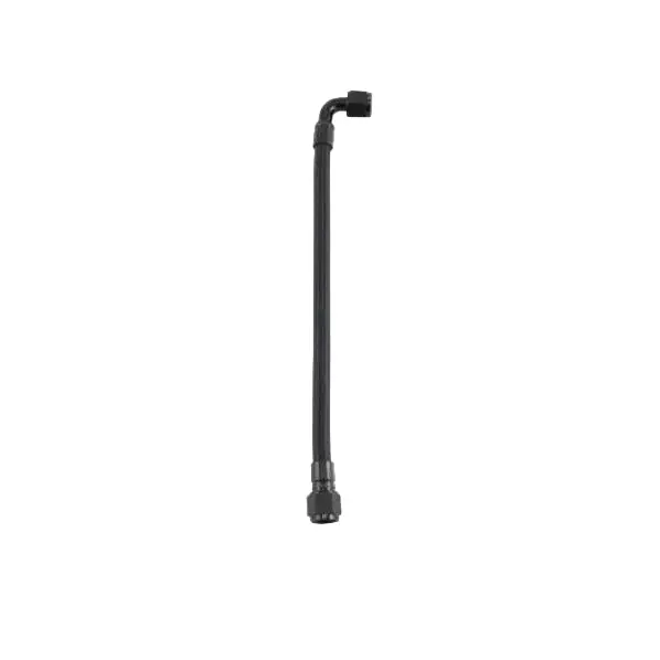 Vibrant 24in PTFE Hose Assy w/10AN Female Fittings Straight/90 Deg