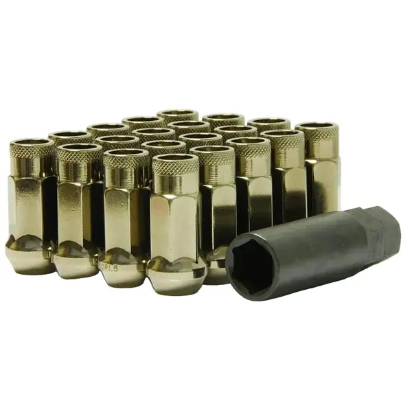 Wheel Mate Muteki SR48 Open End Lug Nuts - Titanium 12x1.50 48mm