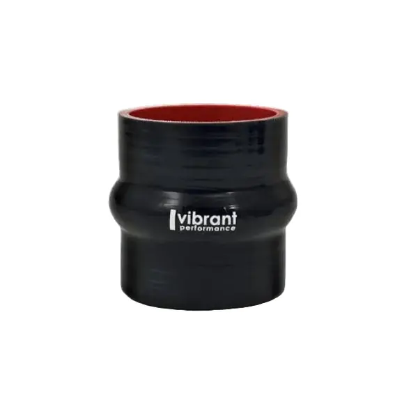 Vibrant Silicone Hump Hose Coupler 3.125in ID x 3.00in Long - Black