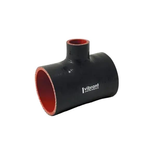 Vibrant Silicone T-Hose Coupler Hose ID 2.50in Overall Length 4in Branch ID 1.50in