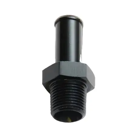 Vibrant 3/4in NPT to 3/4in Barb Straight Fitting - Aluminum