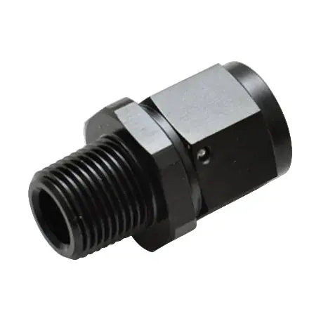 Vibrant -6AN to 1/8in NPT Female Swivel Straight Adapter Fitting