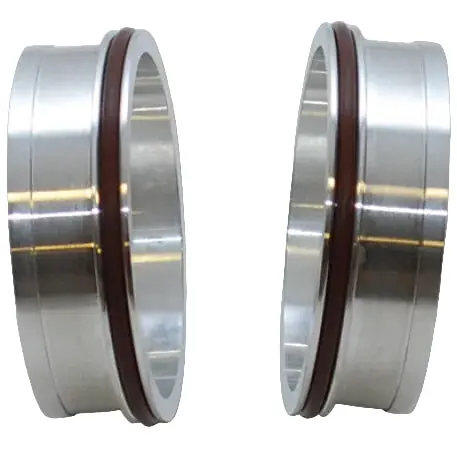 Vibrant HD Aluminum Weld Ferrules w/ O-Rings for 2in OD Tubing - Sold in Pairs