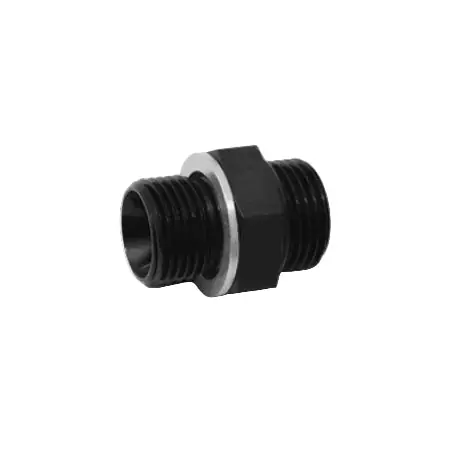 Vibrant Male -6AN to Male 18MM x 1.5 Straight Adapter with O-Ring